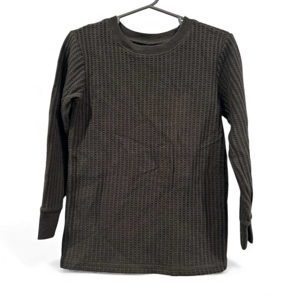 Garanimals Charcoal Waffle Knit Top
